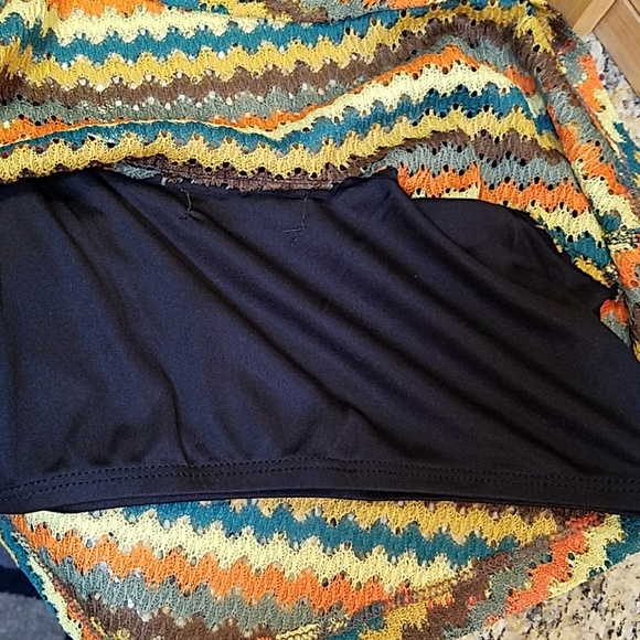 boho swing crop flare sides, Small NWOT - Picture 7 of 8